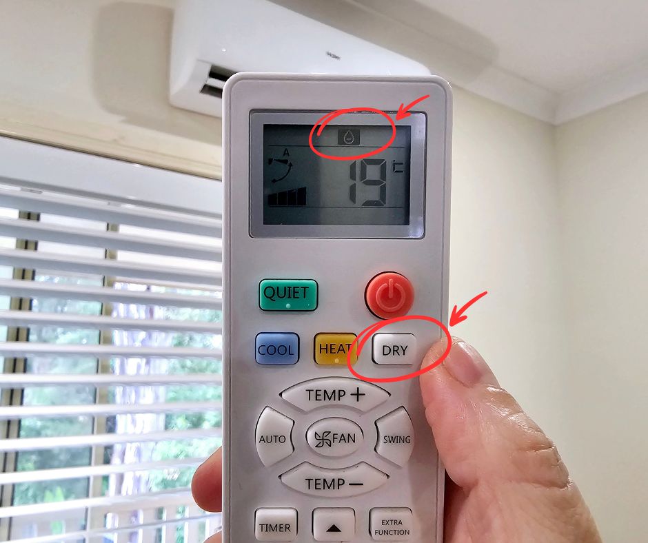 Air conditioning remote control