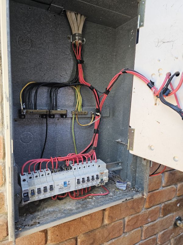 Switchboard upgrade in progress