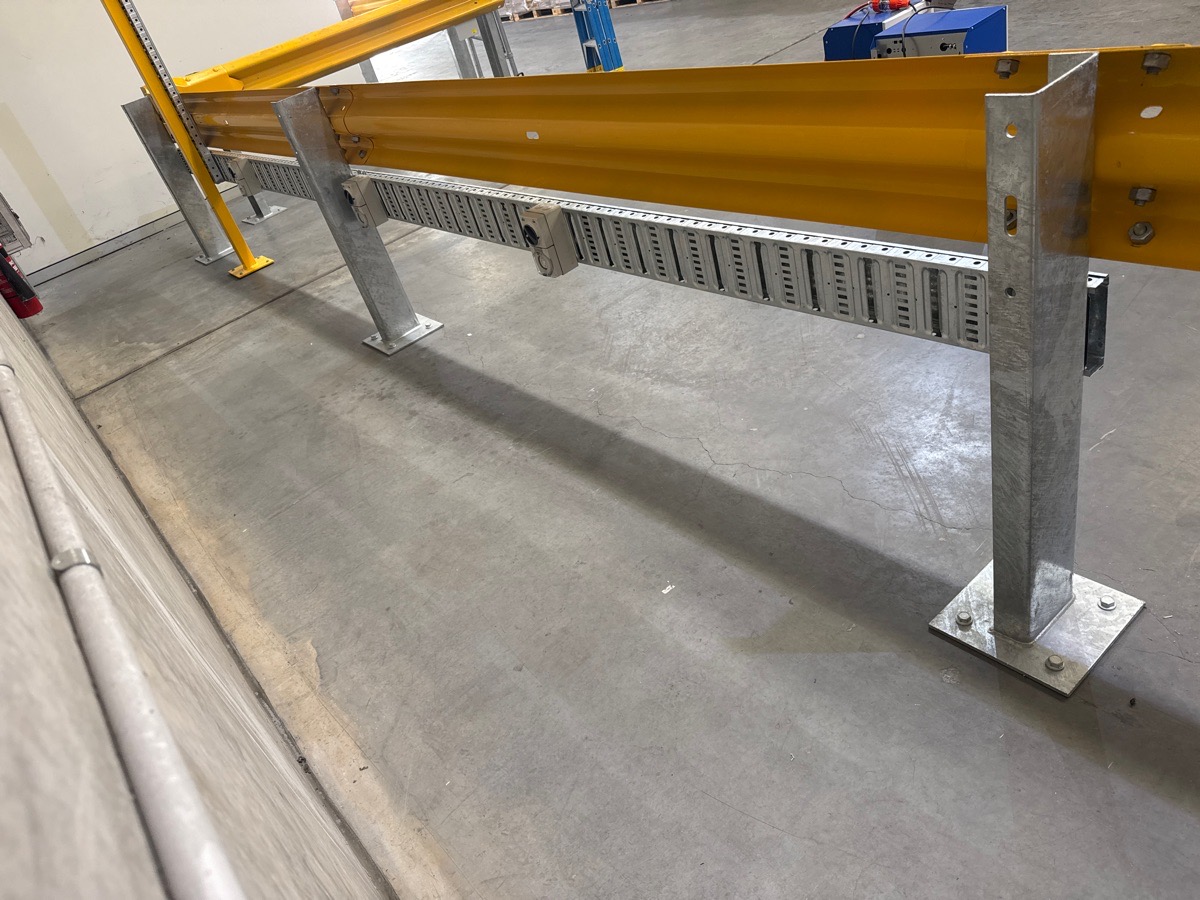 Commercial cable tray installation completed by Precision Electrical & Air