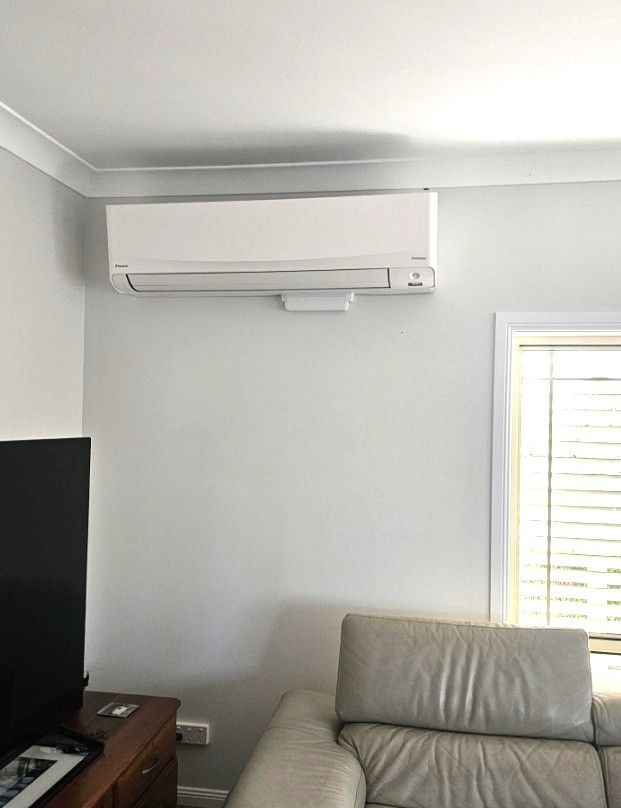 Split system installed by Precision Electrical & Air