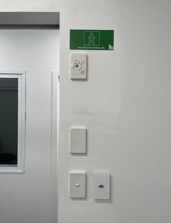 Medical clinic power and data outlets installed by Precision Electrical & Air